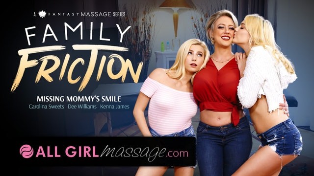 AllGirlMassage Lesbianas Hermanastras Masaje MILF Mami! (Amateur completo)